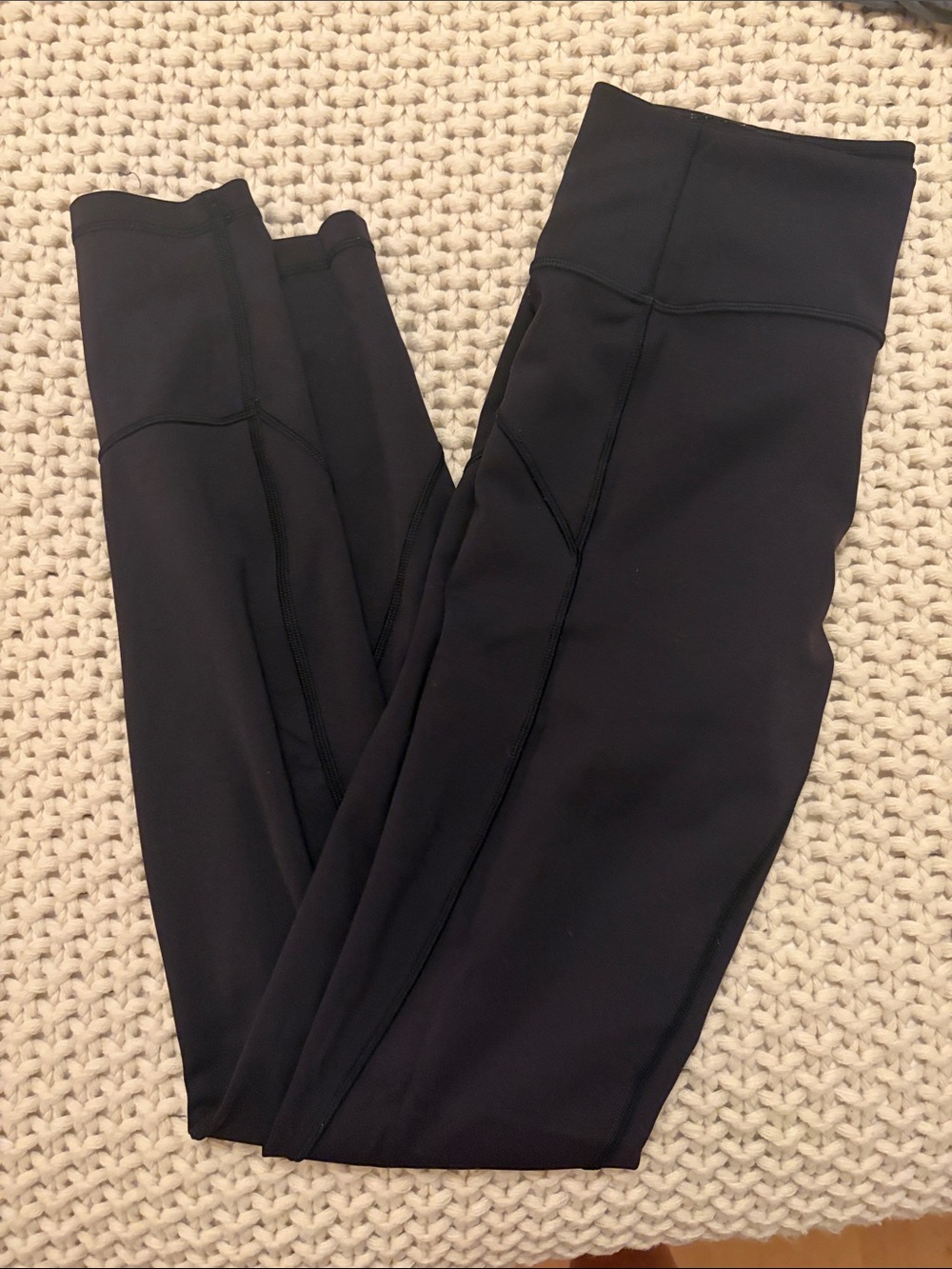 Lululemon Black High-Waist Workout Leggings Size 6